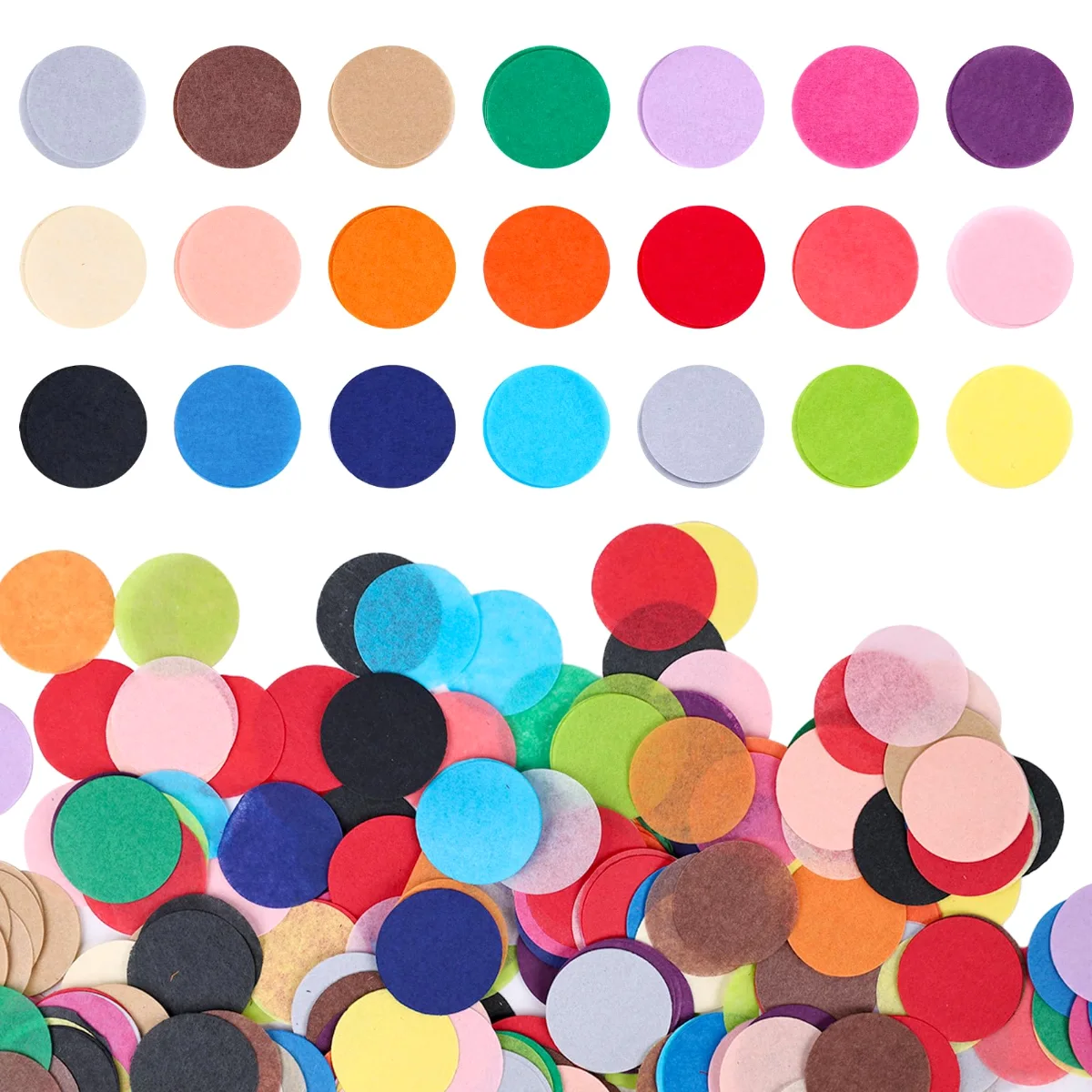 Koogel Round Tissue Paper Confetti, 1 in