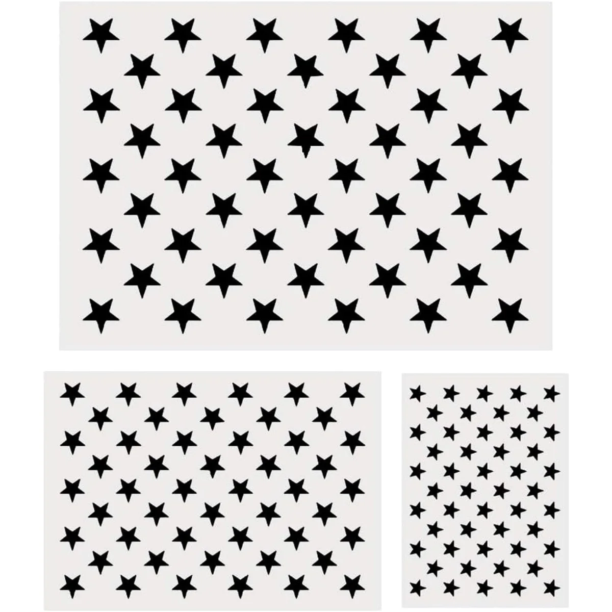 Koogel American Flag Star Stencils