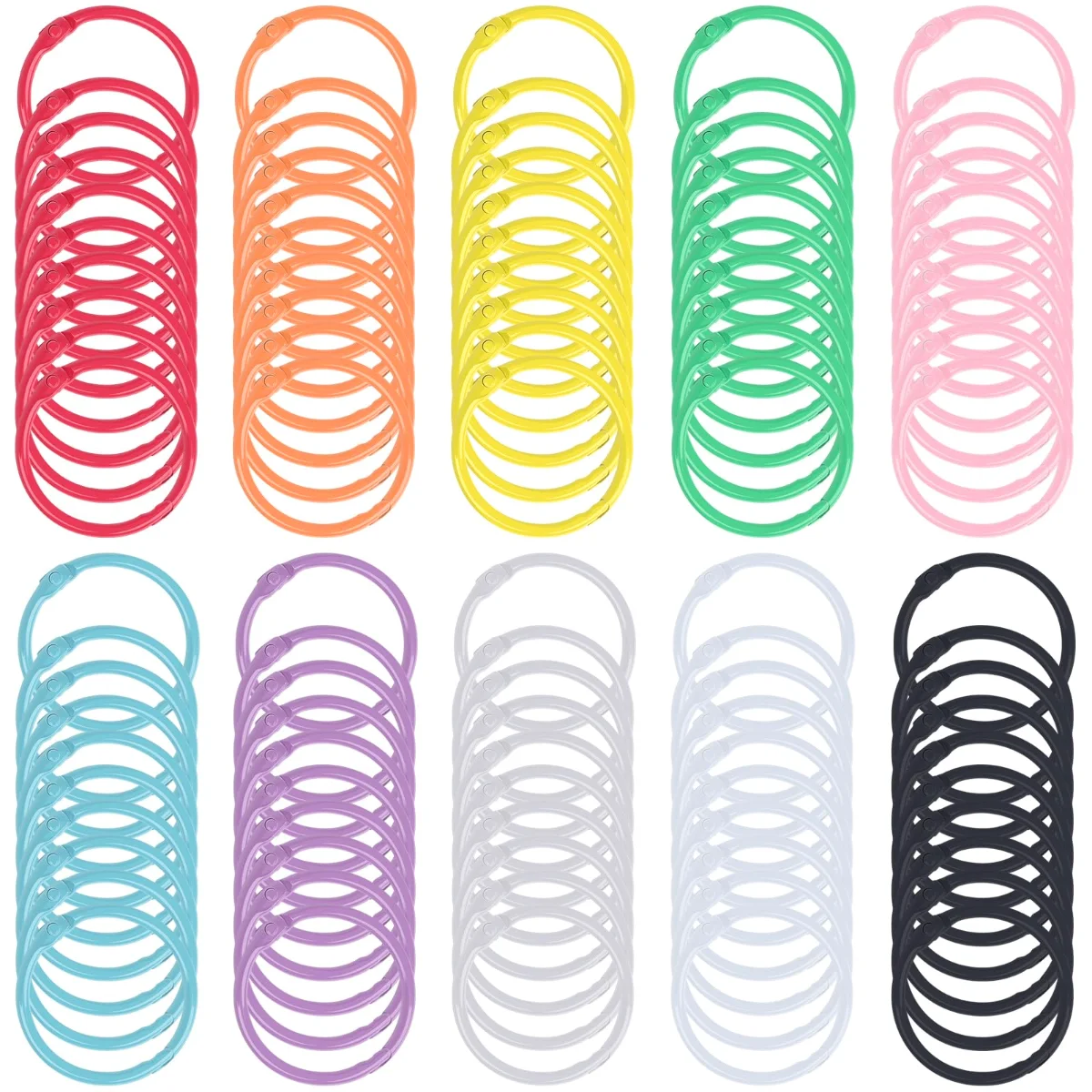 Koogel Metal Binder Rings, 1.2 in