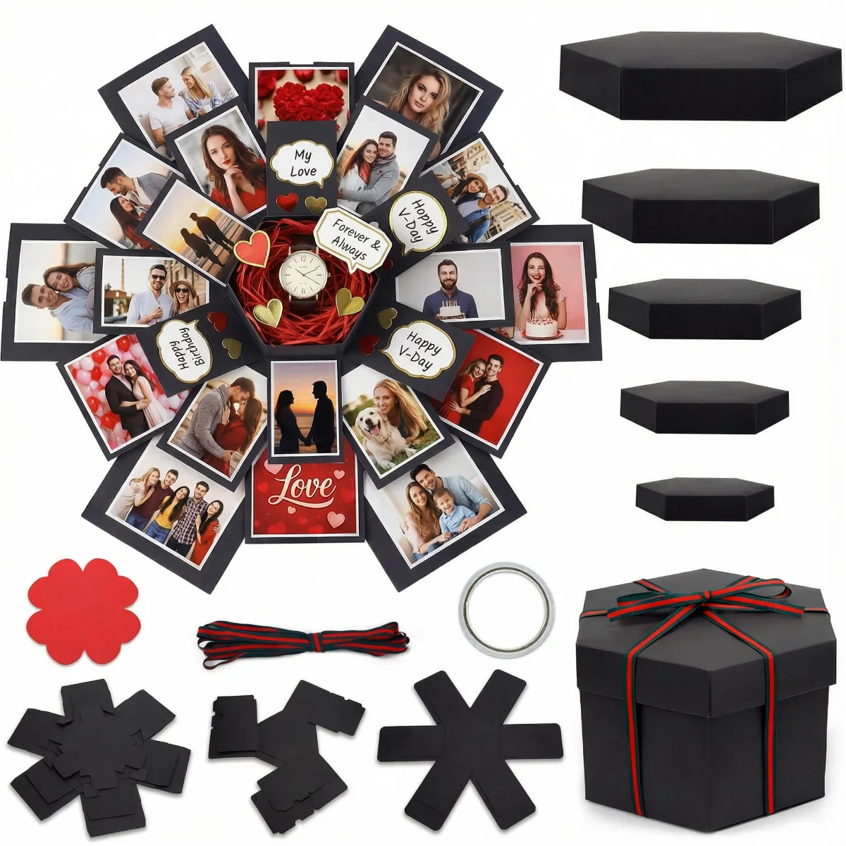 Koogel Explosion Gift Box Photo Album Kit